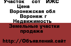 Участок 10 сот. (ИЖС) › Цена ­ 700 000 - Воронежская обл., Воронеж г. Недвижимость » Земельные участки продажа   